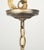 Gold Vintage French Rock Crystal Wrought Iron Chandelier - Restored For Sale - Image 8 of 9