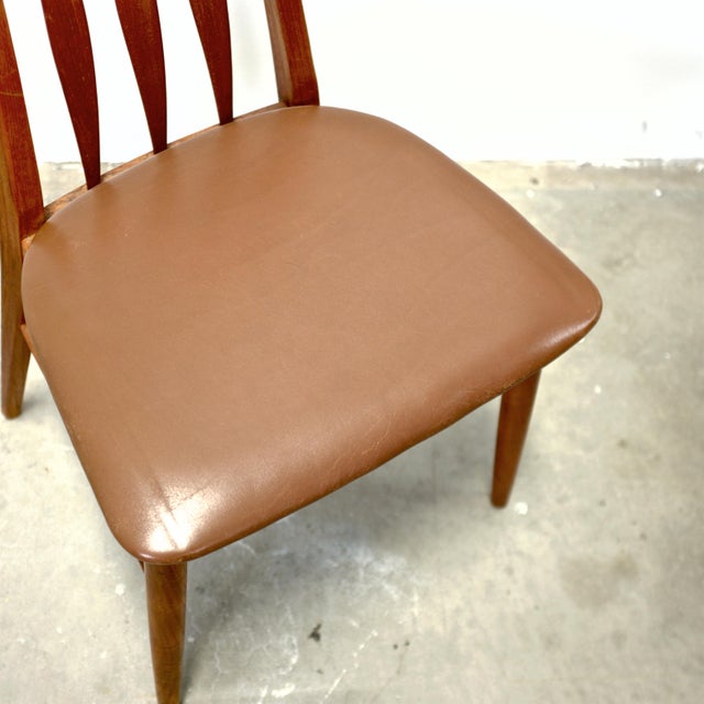 Koefoed Hornslet “Eva” Set of 4 Teak Dining Chairs For Sale - Image 11 of 17