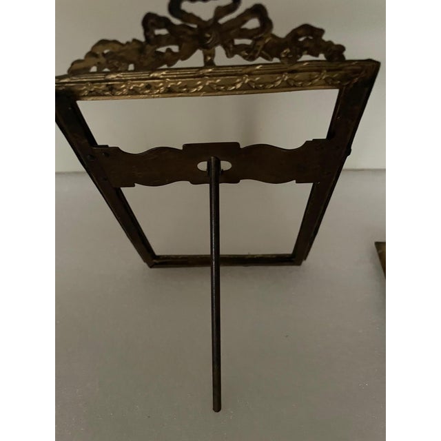 Metal Napoleon III Frame Set, Set of 3 For Sale - Image 7 of 8