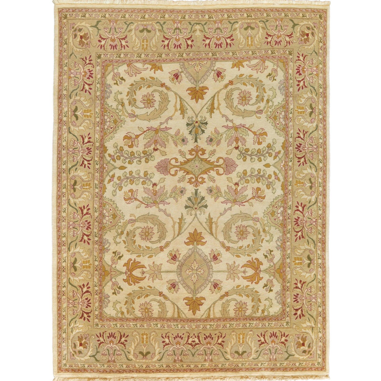 Mansour Handwoven Agra Rug | Chairish