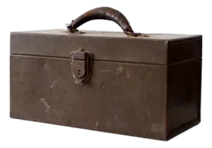 Vintage 1920s Kennedy Kits Metal Tool Box