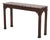 Henredon Mahogany Marble Top Console Table For Sale