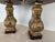 Vintage Pair Asian Archaic Brass Urn Lamps James Mont Style With Linen Shades For Sale In San Diego - Image 6 of 15