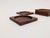 Mid-Century Modern 1960s Mid-Century Danish Modern Teak Coaster Set of 5 For Sale - Image 3 of 9