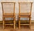 Vintage 1970’s Chinoiserie Bamboo Ladder Back Accent Chair With Woven Rattan Seat, Paul Frankl Style- A Pair For Sale - Image 9 of 12