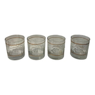 Vintage Pasabache Drinks Glasses- Set of 4 For Sale