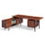 Arne Vodder for Sibast Model 209 Mid Century Rosewood Desk With Return For Sale - Image 14 of 14