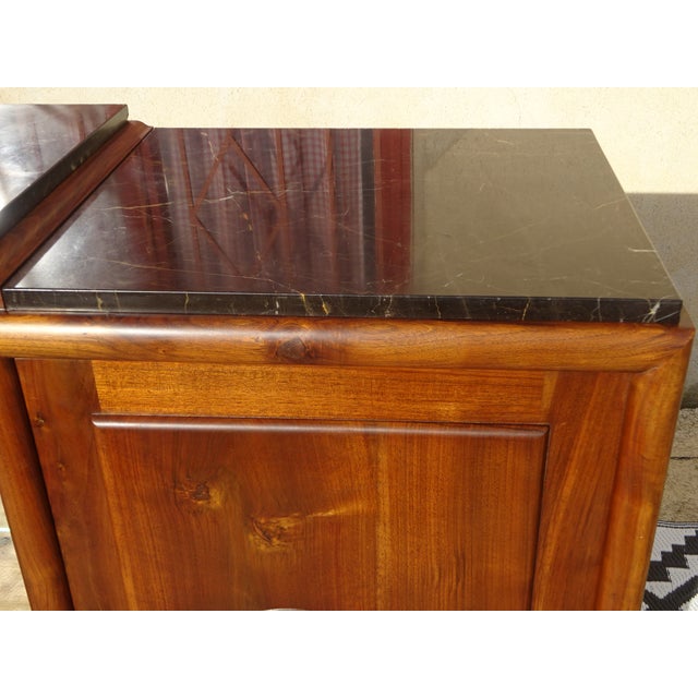 Black Vintage Sideboard in Walnut, 1950s For Sale - Image 8 of 18