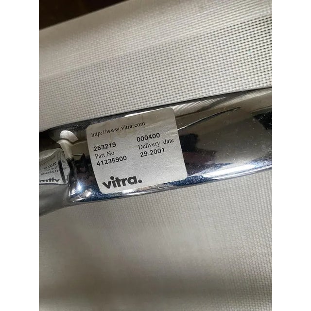 EA 107 Swivel Chair in Chrome and Air Mesh by Charles & Ray Eames for Vitra, 2001 For Sale - Image 6 of 10