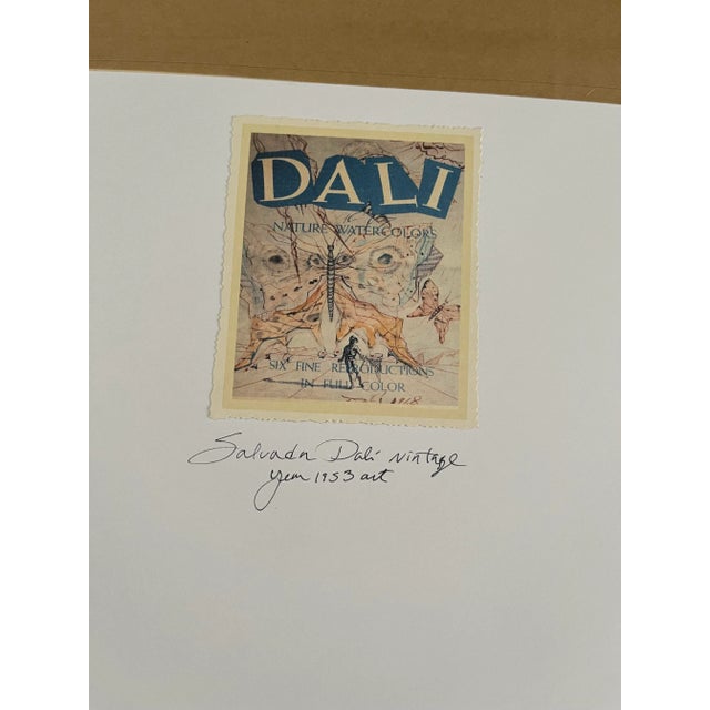1956 After Dali, Turtle and Jewels First Edition Period Lithograph From Mrs. Albert D. Lasker Collection For Sale In Miami - Image 6 of 6
