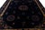 Antique Art Deco Chinese Wool Rug With Indigo Field and Lotus Medallions 9x11 For Sale - Image 9 of 12