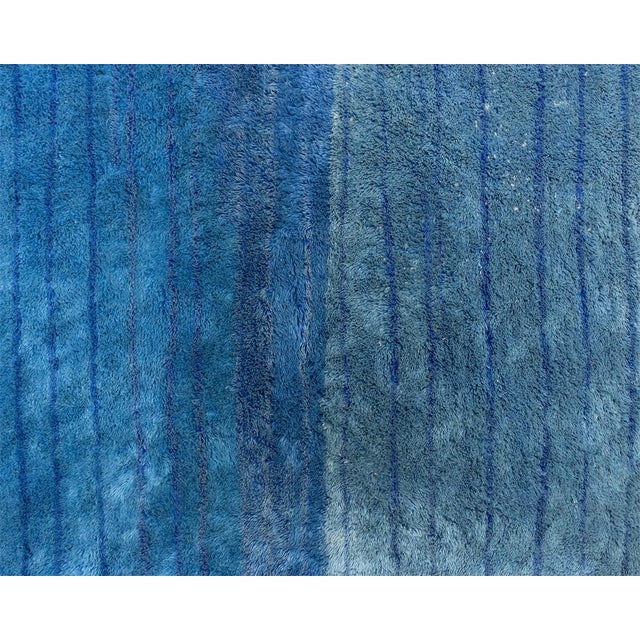 Early 21st Century Hand-Knotted Wool Rug by Azele Studio For Sale - Image 5 of 9