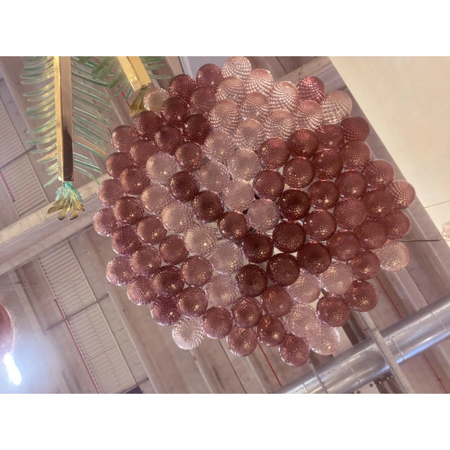 2020s Large Scenographic Ametista Murano Glass Chandelier For Sale - Image 5 of 11