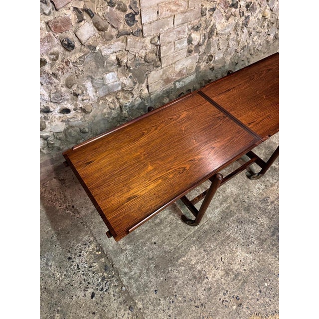 Vintage Danish Rosewood Drinks Trolley, 1960s For Sale - Image 17 of 18