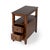 This transitional chairside table combines function with good looks. Crafted from poplar Hardwood solids and Wood...