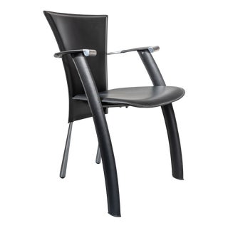 Italian Leather Armchair from Stine Line, 1990s For Sale