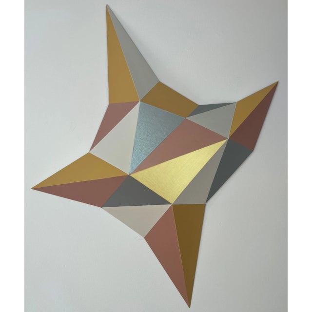 Beautiful and stylish wall hanging sculpture, inspired by mystic dances by Gurdjieff. Materials used art cardboard...