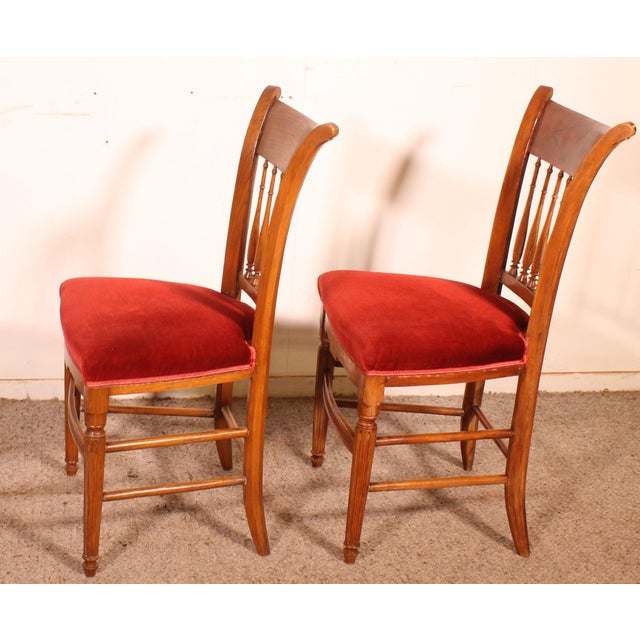 Antique Directoire Dining Chairs, Set of 4 For Sale - Image 9 of 11