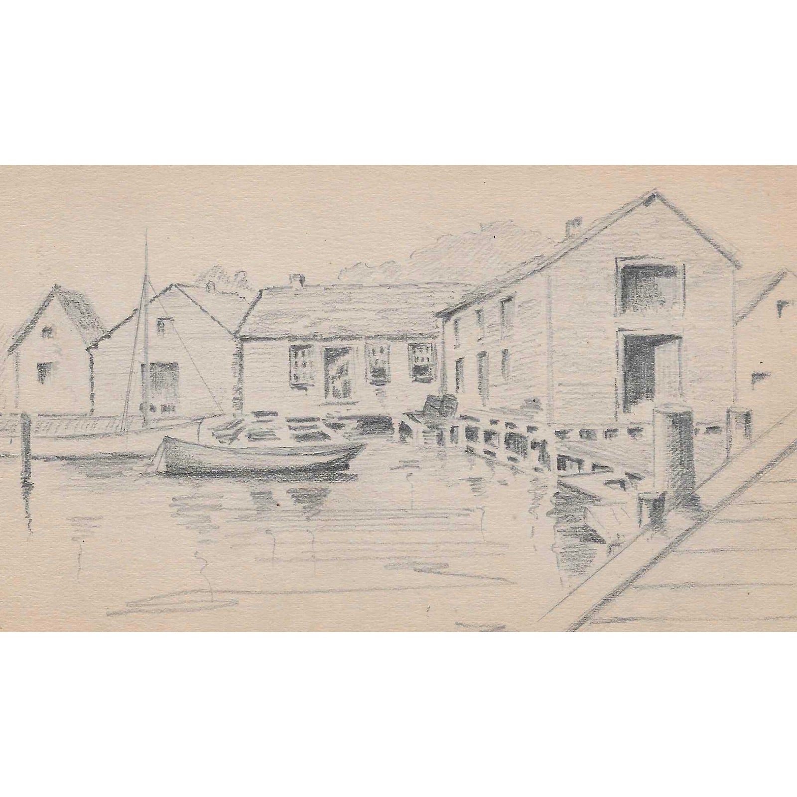 19s Fishing Village By Benjamin Harnett Chairish