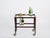 Mid-Century Italian Serving Trolley in Wood and Glass attributed to Cesare Lacca, 1950s For Sale - Image 9 of 15