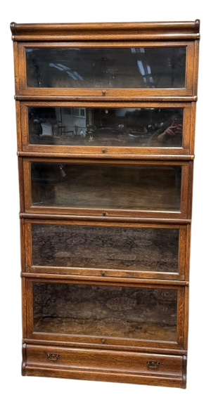 Antique English Bookcase from Globe Wernicke