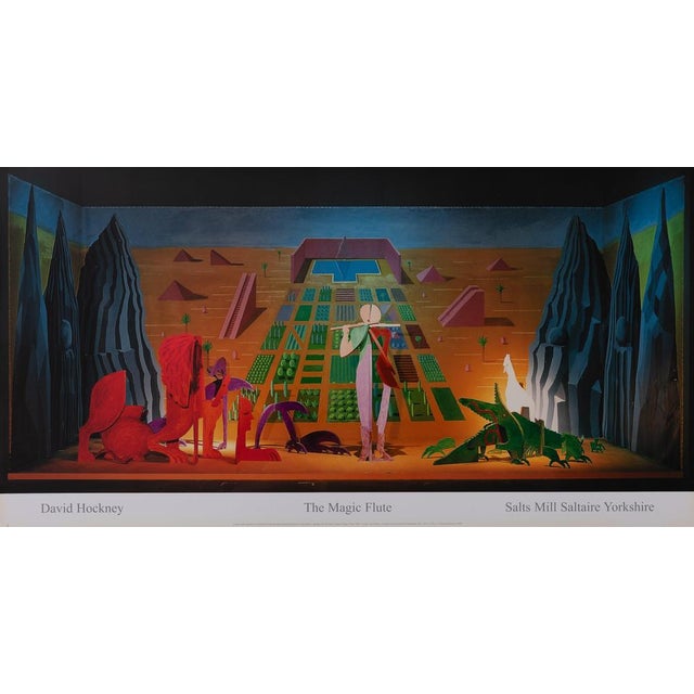 Magic Flute Poster after David Hockney For Sale - Image 6 of 6
