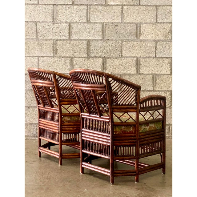 Vintage Coastal Brighton Pavilion Chairs a Pair Chairish