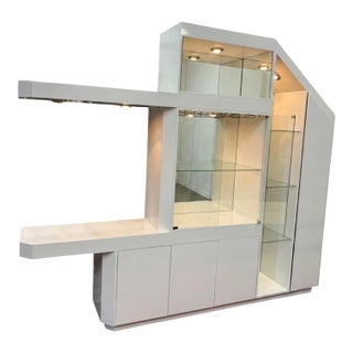 Postmod Wall Unit/Dry Bar For Sale