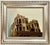 Dan Kedar, Israeli Modernist Oil Canvas Architecture Painting Dan Kedar, Bezalel Artist, c. 20th century For Sale