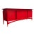 Vintage Sideboard Reimagined in a Rich Scarlett For Sale