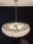 Metal Murano Glass 185 Transparent Glass Chandelier For Sale - Image 7 of 11