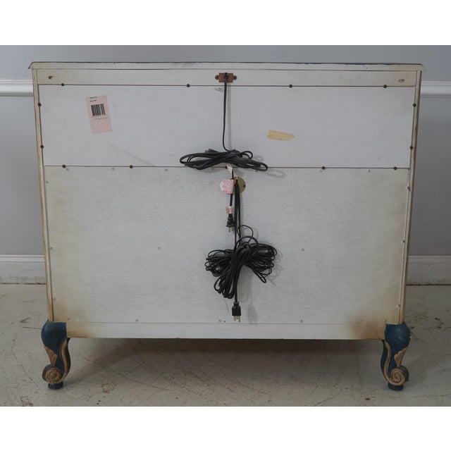 Venetian Style Hand Painted Slant Front Desk For Sale - Image 14 of 16