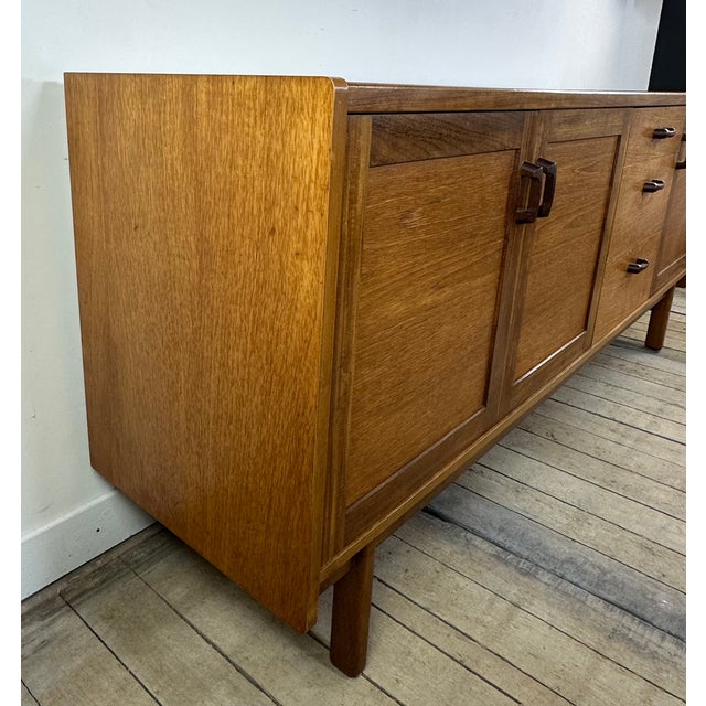 1960s Vintage Scandinavian Teak Sideboard, 1970s For Sale - Image 5 of 11
