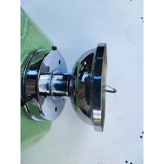 Art Deco Brass Ceiling Lamp, 1920s For Sale - Image 4 of 7