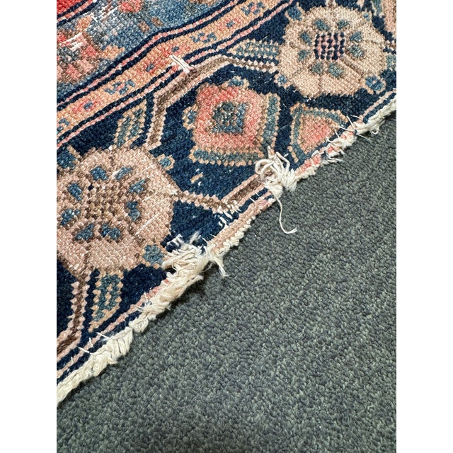 3ft 8in × 16ft Hand-Knotted Persian Runner, Vintage For Sale - Image 11 of 12