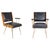 Italian Fabric and Wood Armchairs by Carlo Ratti, 1960s, Set of 2 For Sale - Image 10 of 10