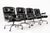 Eames for Herman Miller Time Life Black Leather Office Chairs, 1980s - Set of 4 For Sale - Image 12 of 18