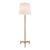 Thomas O'Brien by Visual Comfort Signature Parish Floor Lamp in Gilded Iron with Linen Shade For Sale