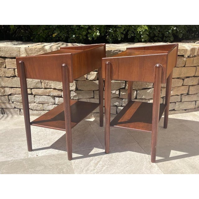 Børge Mogensen Nightstands by Børge Mogensen, Set of 2 For Sale - Image 4 of 12