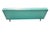 Mid-Century Modern Turquoise & Walnut Sofa For Sale In Philadelphia - Image 6 of 6