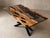 Contemporary Resin and Lecce Olive Wood Table by Andrea Toffanin for Hood For Sale - Image 3 of 5