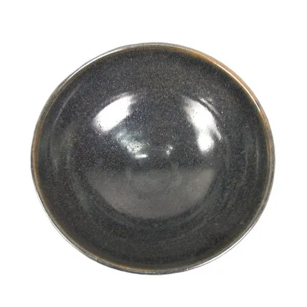 Black Ceramic Bowl For Sale - Image 4 of 6