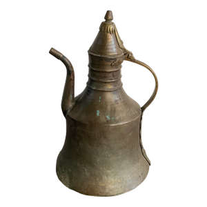 19th Century Islamic Hand-Hammered Copper Pitcher
