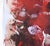 1980s Red, White, and Purple - Abstract Figurative Composition in Acrylic on Paper by Ricardo De Silva For Sale - Image 5 of 9