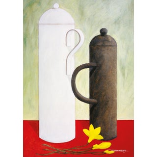 Nicolas Party Still Life Oil Paintings and Landscape Watercolours Poster, 2013 For Sale