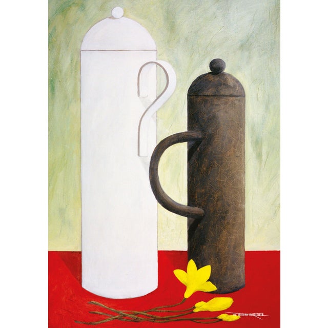 Nicolas Party Still Life Oil Paintings and Landscape Watercolours Poster, 2013 For Sale