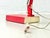 Mid-Century Articulated Desk Lamp in Red, 1970s For Sale - Image 11 of 17