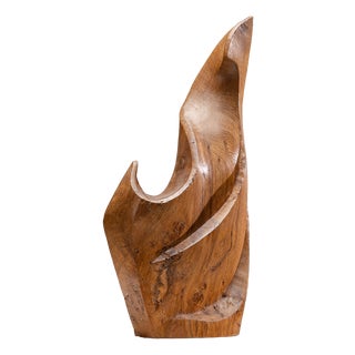 Sculptural Form in Elm, 1985 For Sale