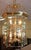 Vintage 8 Light Brass Etched Regency Style Chandelier Lantern Dimensions : 28" Tall X 15" Wide X 15" Deep This gorgeous...