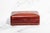 Neat Trio Collection of Mid Century Vintage Italian Leather Boxes Italy Home Decor For Sale - Image 10 of 13